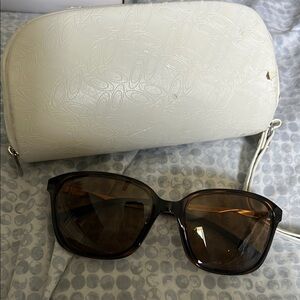Oakley Brown and White Sunglasses with Case